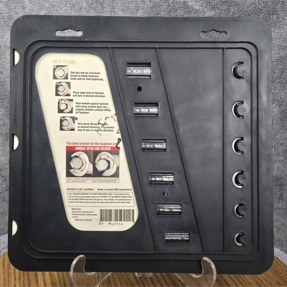 Vintage Craftsman 6 Pc Professional Quick Wrench Set SAE 42356 USA Made 5/8-5/16 - Picture 6 of 16